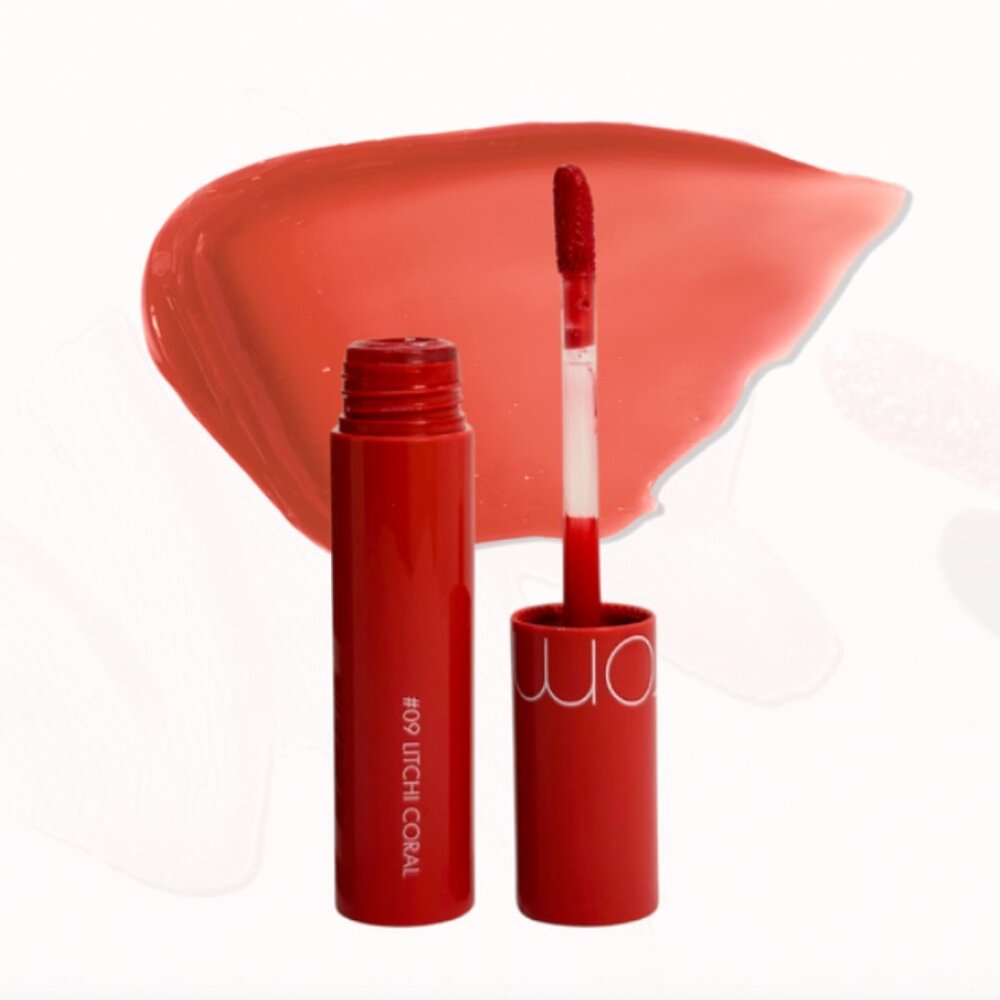 rom&nd The Juicy Lasting Tint | #09 Litchi Coral | NEW MAKEUP